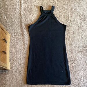 Elegant Black Halter Top